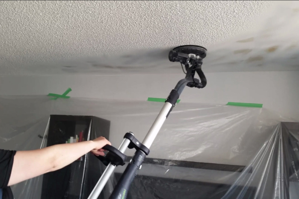 popcorn ceiling removal process